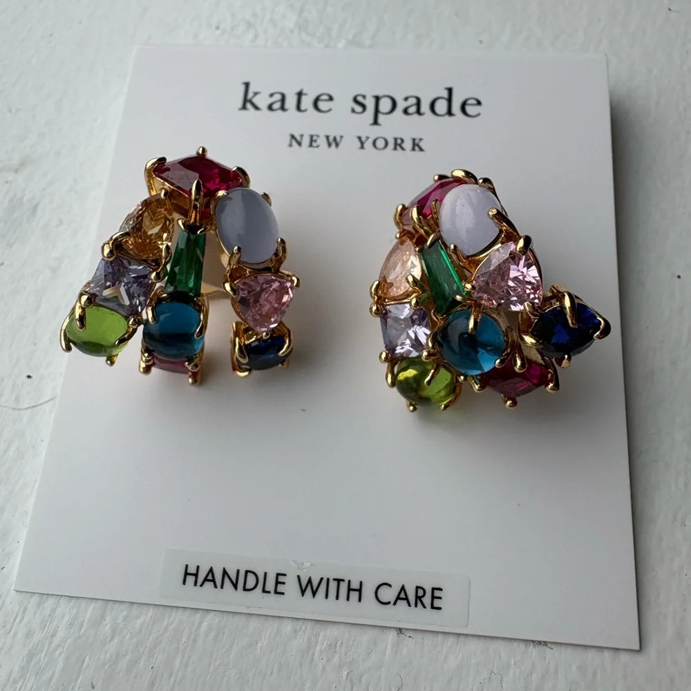 Kate Spade Colorful Gemstone Earrings - Picture 2 of 6